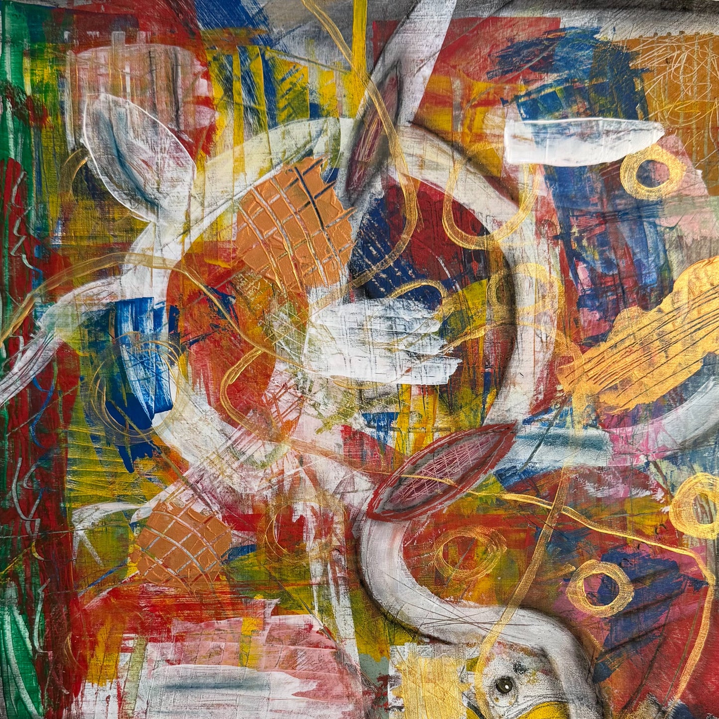 Storm - 300 x 300 Acrylic on Board
